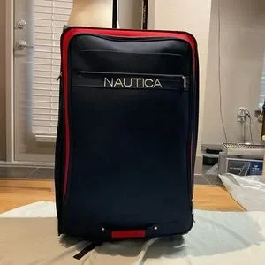 Nautica Bags Hayes Point 32 Expandable Luggage In Navyred Poshmark